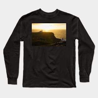 Sunset Lighthouse Scotland Long Sleeve T-Shirt